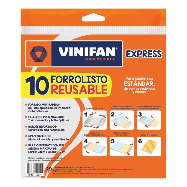 Forrolisto Vinifan Express Empaque 10 Und