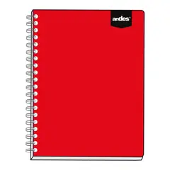ANDES - Cuaderno Espiral Andes Cuadriculado A4 200 Hojas