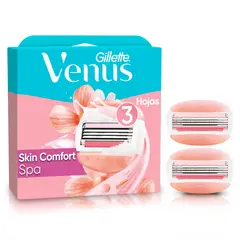 GILLETTE - Cartucho de Afeitar Gillette Venus Skin Comfort Caja 2 Und