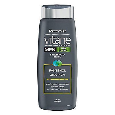 Shampoo Vitane Advance Men Pantenol Envase 400 mL