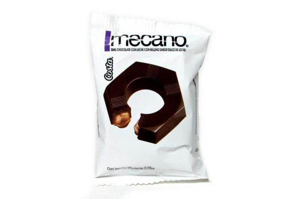 Chocolate Costa Mecano con Manjar Empaque 19 g