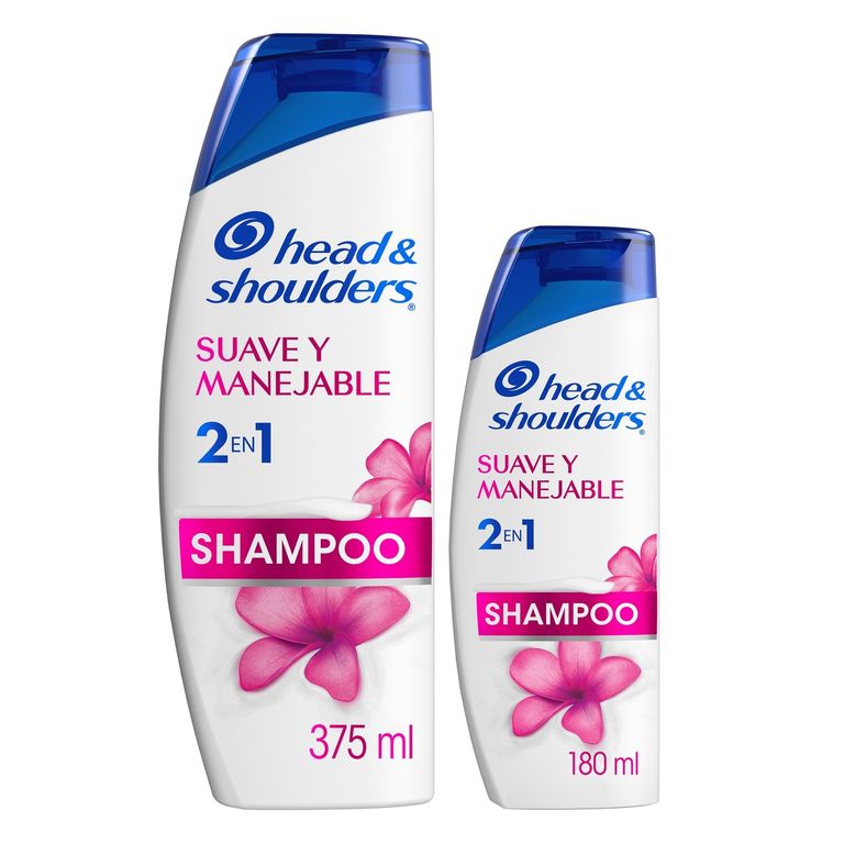 Shampoo Head & Shoulders + Suave y Manejable Botella 2 Und
