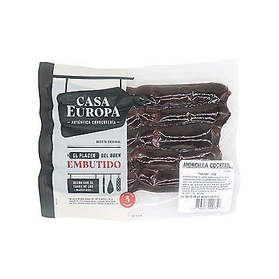 Morcilla Cocktail Casa Europa Empaque 250 g