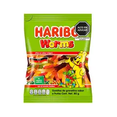 HARIBO - Gomitas Worms Haribo Bolsa 80 g