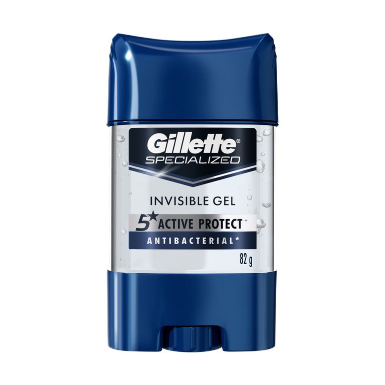 Desodorante en Gel Gillette Clear Gel Antibacterial Envase 82 g