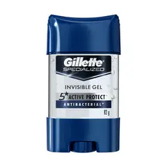 GILLETTE - Desodorante Gillette Gel Antibacterial Clear Envase 82 g