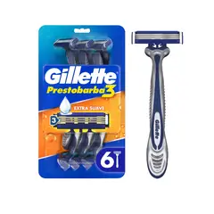 GILLETTE - Máquina De Afeitar Gillette Prestobarba 3 Pack 6 Und