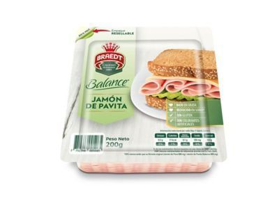 Jamón de Pavita Braedt Balance Empaque 200 g