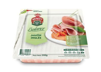 Jamón Inglés Braedt Balance Empaque 200 g