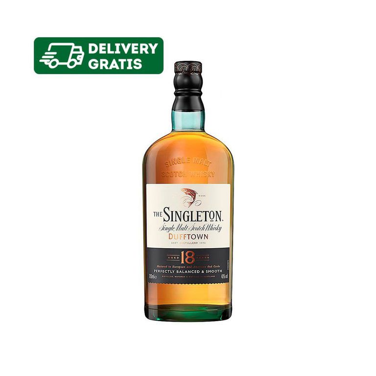 Whisky The Singleton Dufftown 18 Años Botella 750 mL