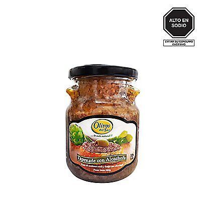 Tapenade con Alcachofa Olivos del Sur Envase 260 g
