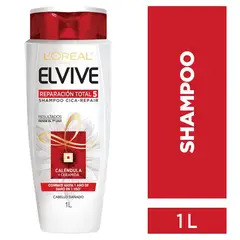 ELVIVE - Shampoo Elvive Reparación Total 5 Botella 1 L