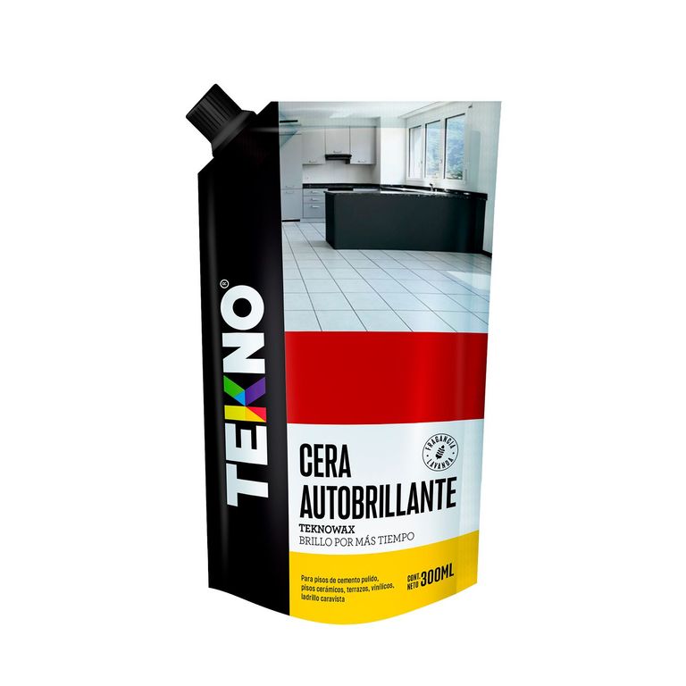 Cera Autobrillante Tekno Roja Doypack 300 mL