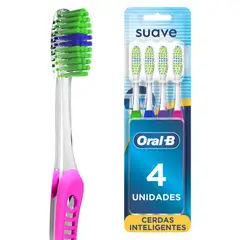 ORAL B - Cepillo De Dientes Oral-b Indicator Cerdas Suaves Empaque 4 Und