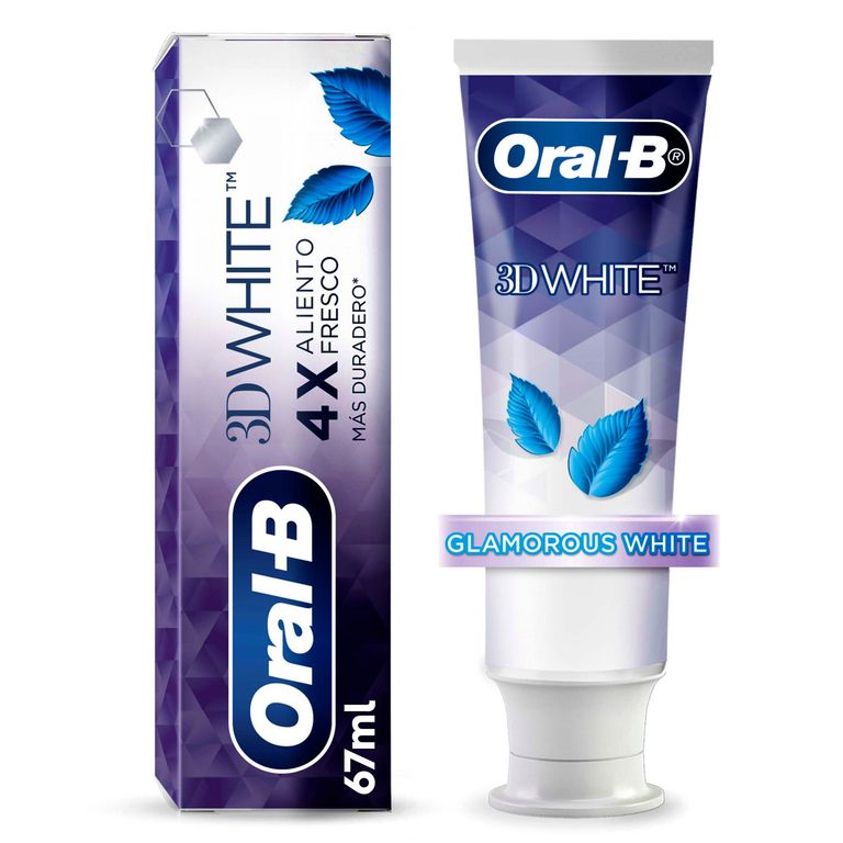 Pasta De Dientes Oral B 3D White Blanqueador Avanzado Envase 67 mL