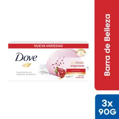 DOVE - Packx3 Jabón De Tocador Ganada 90 g