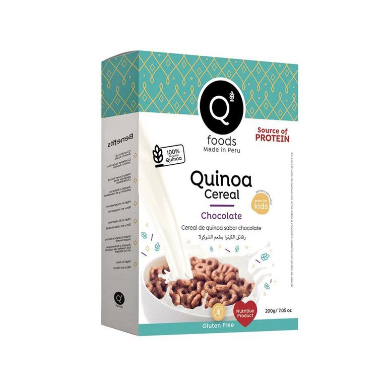 Cereal Quinua Qfoods Chocolate Caja 200 g
