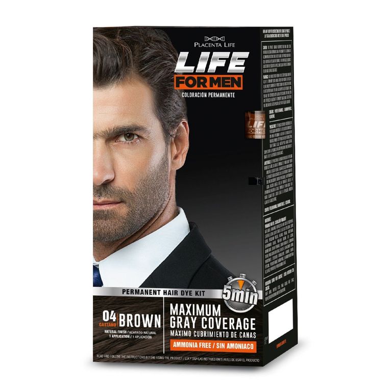 Tinte Placenta Life Men Tono 4 Castaño