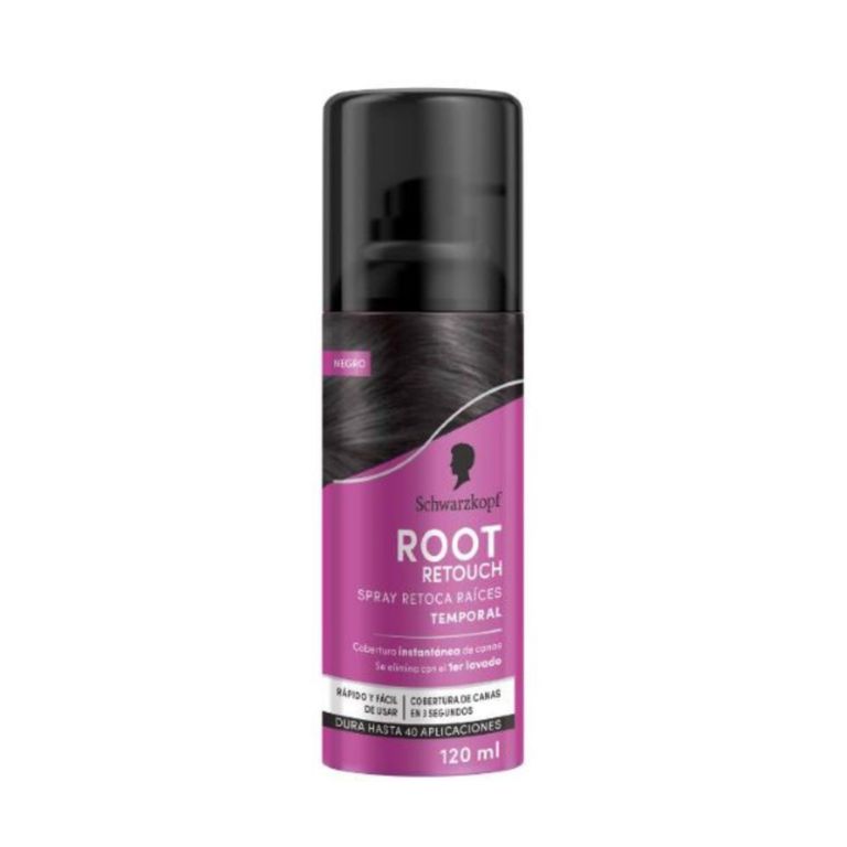 Tinte Spray Raíz Negro Root Retoucher Lata 120 mL
