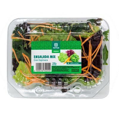Ensalada Mix Con Espinaca Tottus