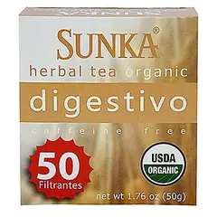 SUNKA - Té de Hierbas Orgánico Digestivo Caja 50 Und
