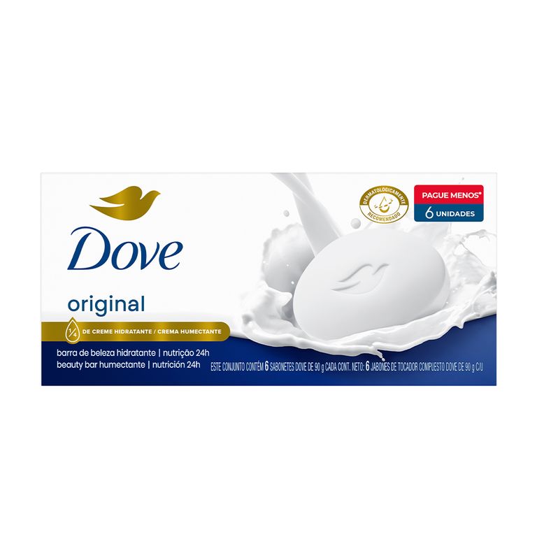 Jabón de Tocador Dove Original Empaque 6 Und