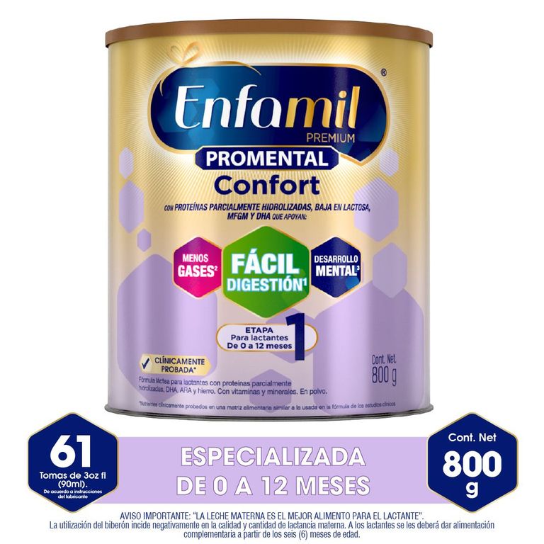 Fórmula Infantil Enfamil Confort Premium Lata 800 g