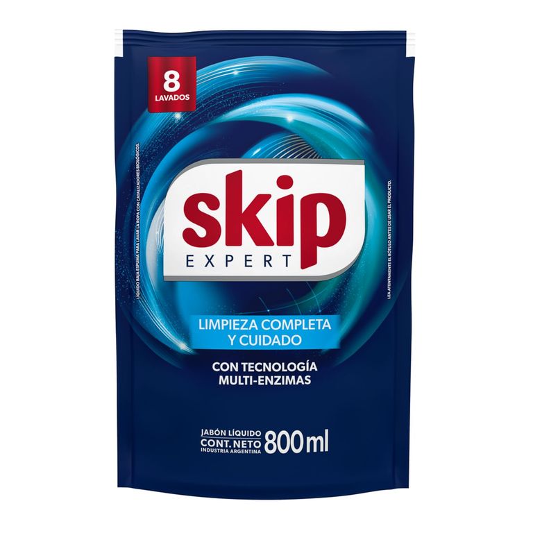 Detergente Líquido Skip Doypack 800 mL
