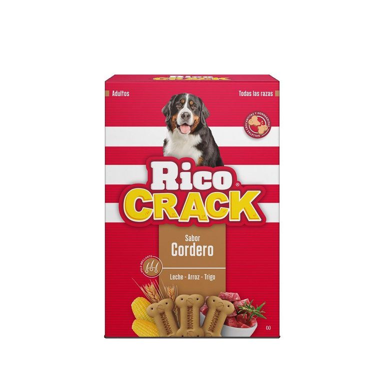 Galletas Perros Adultos Ricocrack con Cordero Caja 200 g