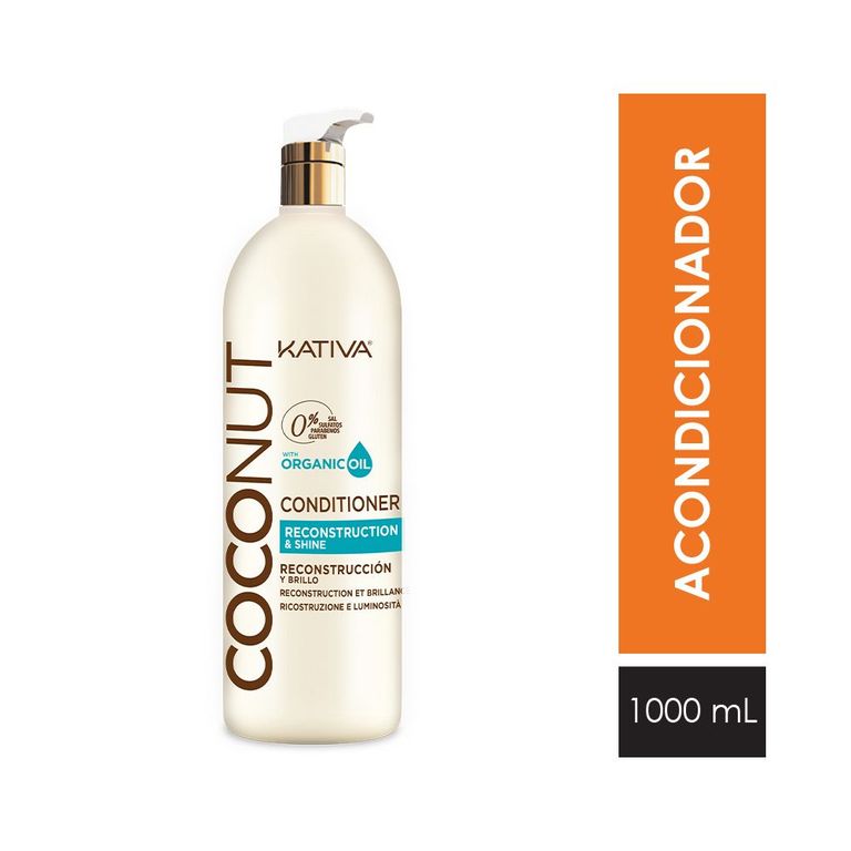 Acondicionador Kativa Coconut Botella 1 L