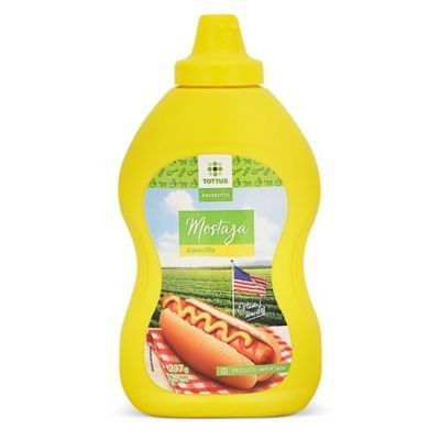 Mostaza Amarilla Tottus Envase 390 g