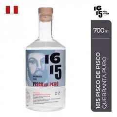 1615 - PISCO PURO QUEBRANTA 700ML