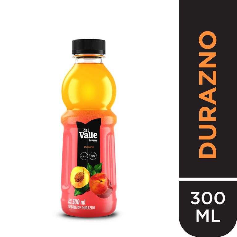 Bebida Frugos Durazno Botella 300 mL