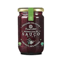 CREMA Y NATA - Mermelada de Sauco Diet 330 g
