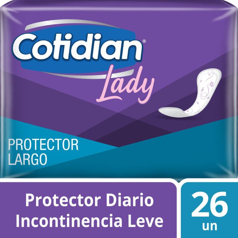 Protector Diario Cotidian Incontinencia Media Bolsa 26 und
