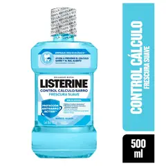 LISTERINE - Enjuague Bucal Listerine Control Cálculo y Sarro Zero Botella 500 mL
