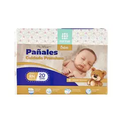 TOTTUS - Pañales Cuidado Premium Recién Nacido Empaque 20 Und