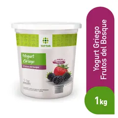 TOTTUS - Yogurt Griego Frutos Del Bosque 1 kg
