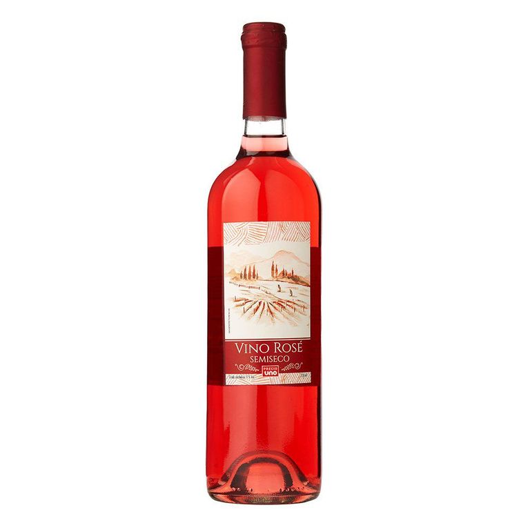 Vino Rosé Semiseco Precio Uno Botella 750 mL
