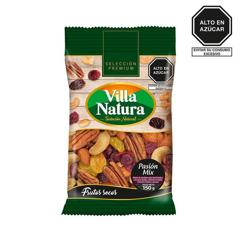 Frutos Secos Villa Natura Pasión Mix Bolsa 150 g