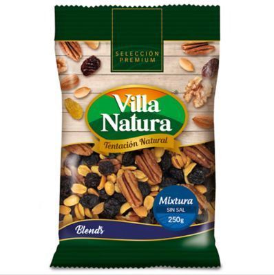 Frutos Secos Villa Natura Mixtura Natural Bolsa 250 g