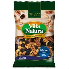 VILLA NATURA - Frutos Secos Villa Natura Mixtura Natural Bolsa 250 g