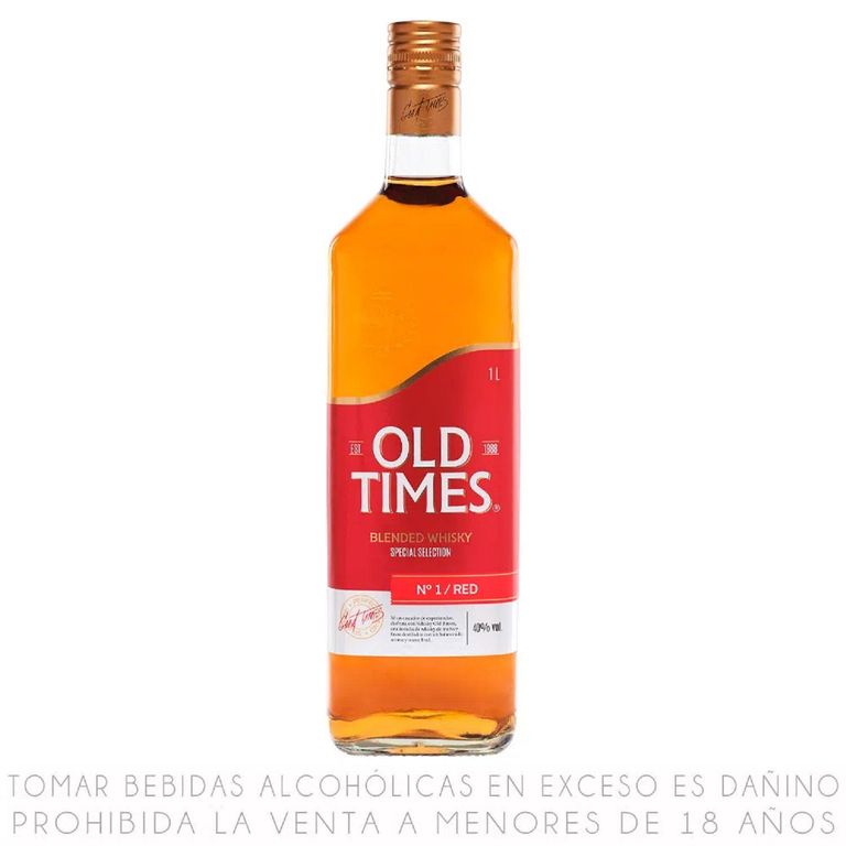 Whisky Old Times Red Botella 1 L