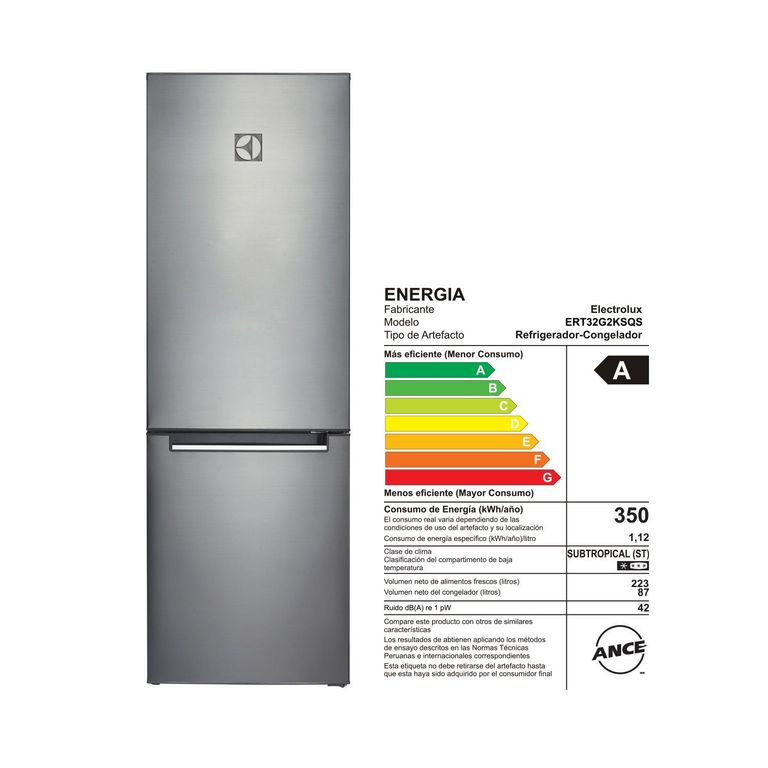 Refrigeradora Electrolux 310L Eurofrost Bott