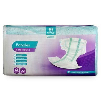 Pañales para Adulto Tottus Talla M Empaque 22 Und