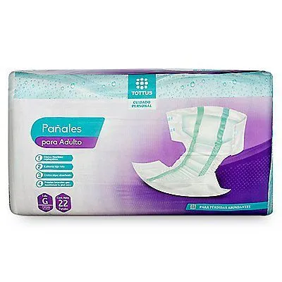 Pañales para Adulto Tottus Talla G Empaque 22 Und
