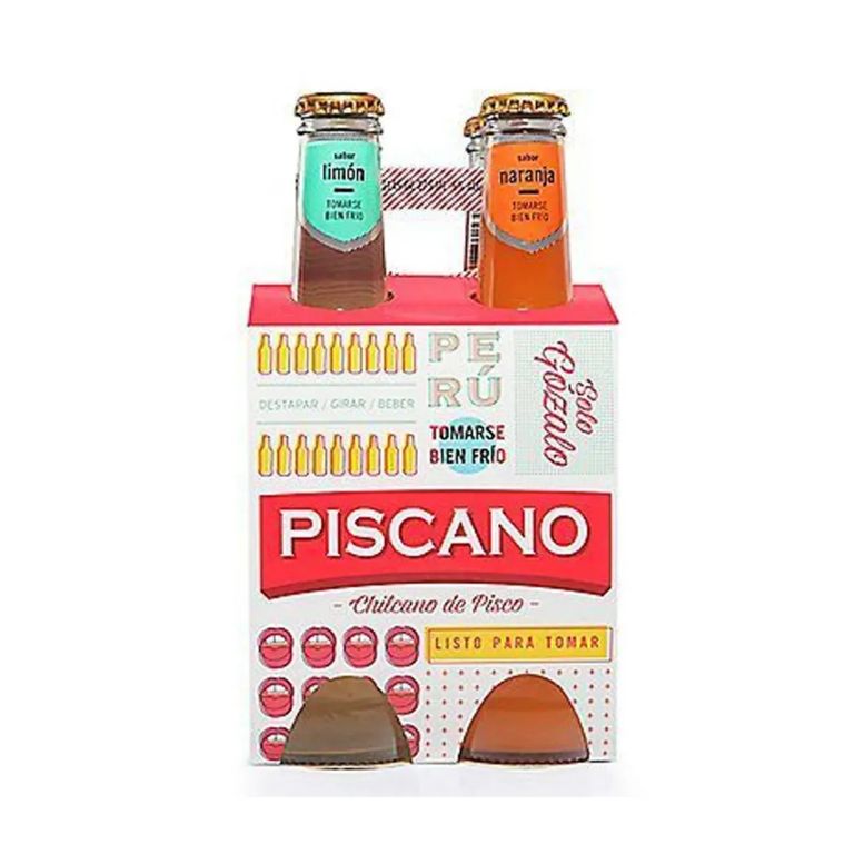 Bebida RTD Piscano Surtido Pack 4 Botellas 275 mL