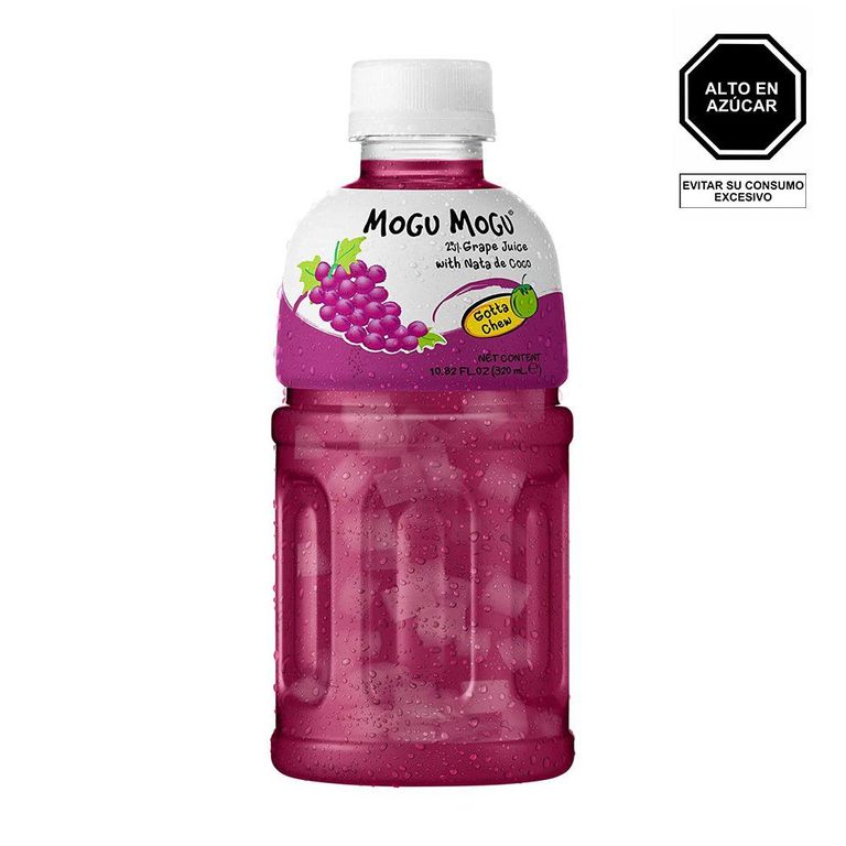 Bebida Sabor Uva Mogu Mogu Botella 320 mL