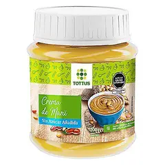 TOTTUS - Crema de Maní Sin Azúcar Añadida 200 g