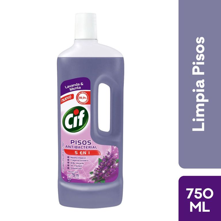 Limpia Pisos Cif Lavanda y Menta Botella 750 mL